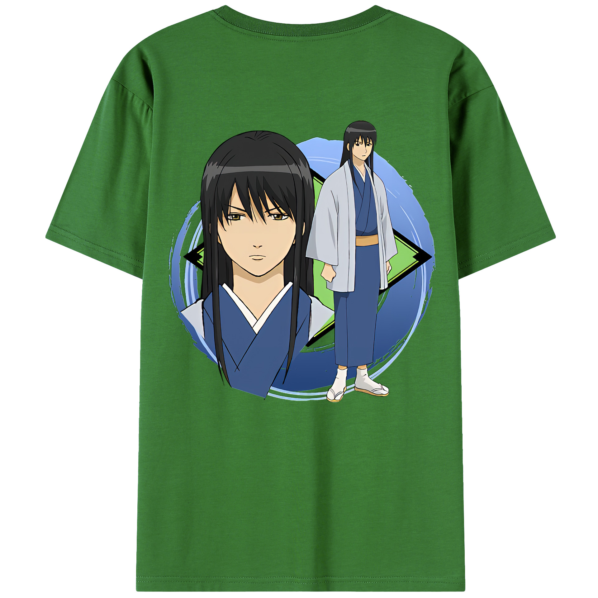 （画像用） ぎんたま 坂田銀時（さかたぎんとき） 神楽 志村新八（しむら しんぱち） GINTAMA Sakata Gintoki Kagura Shimura Shinpachi レディース半袖Tシャツ(バックプリント)